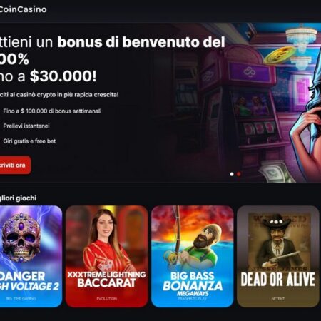 Recensione CoinCasinò: Giocare Online con le Crypto